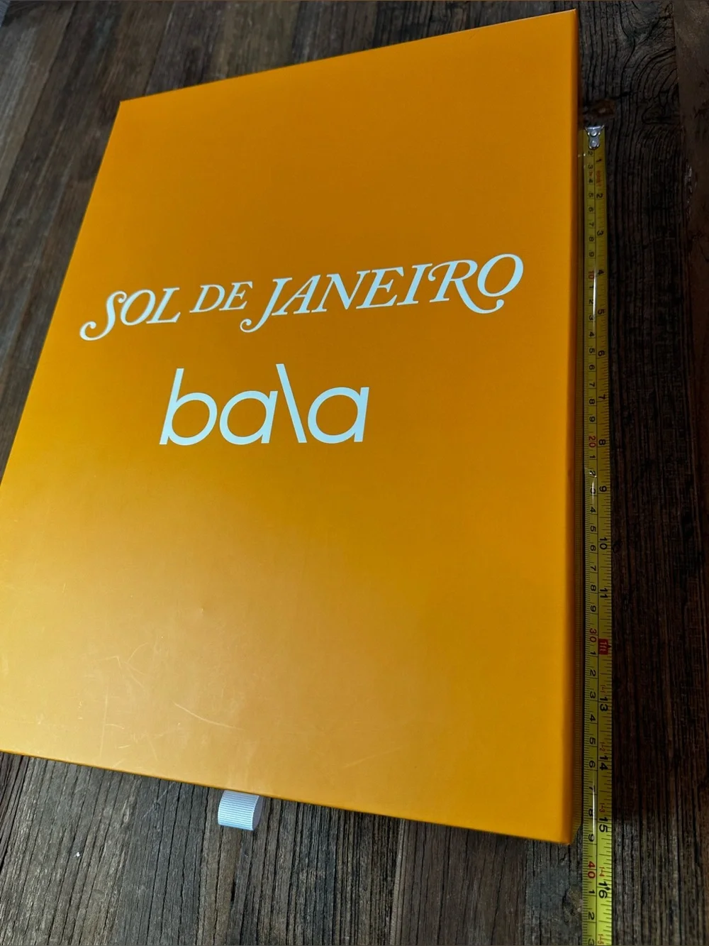 Sol de Janeiro Orange Storage Box with Bala Logo